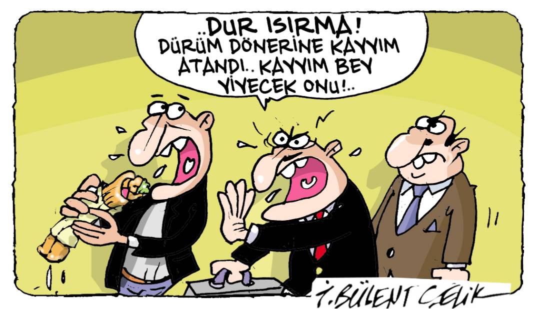 İ. Bülent Çelik'in 24 Şubat 2025 tarihli karikatürü 1